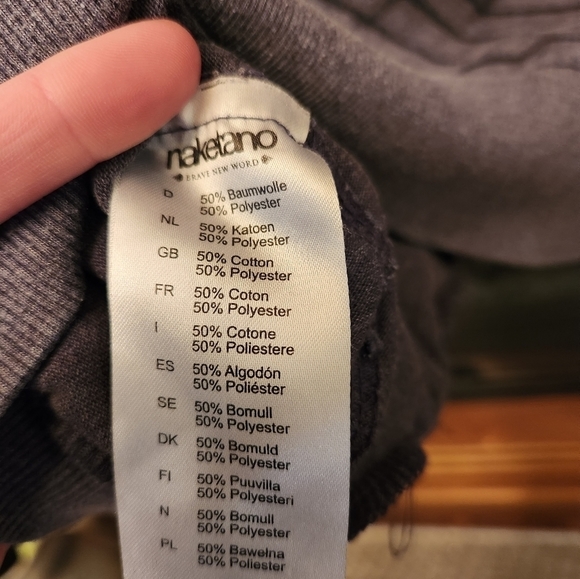 EUC Poet's Choice Naketano Brave New World Lightweight Pullover Sweater Size S - Picture 7 of 7